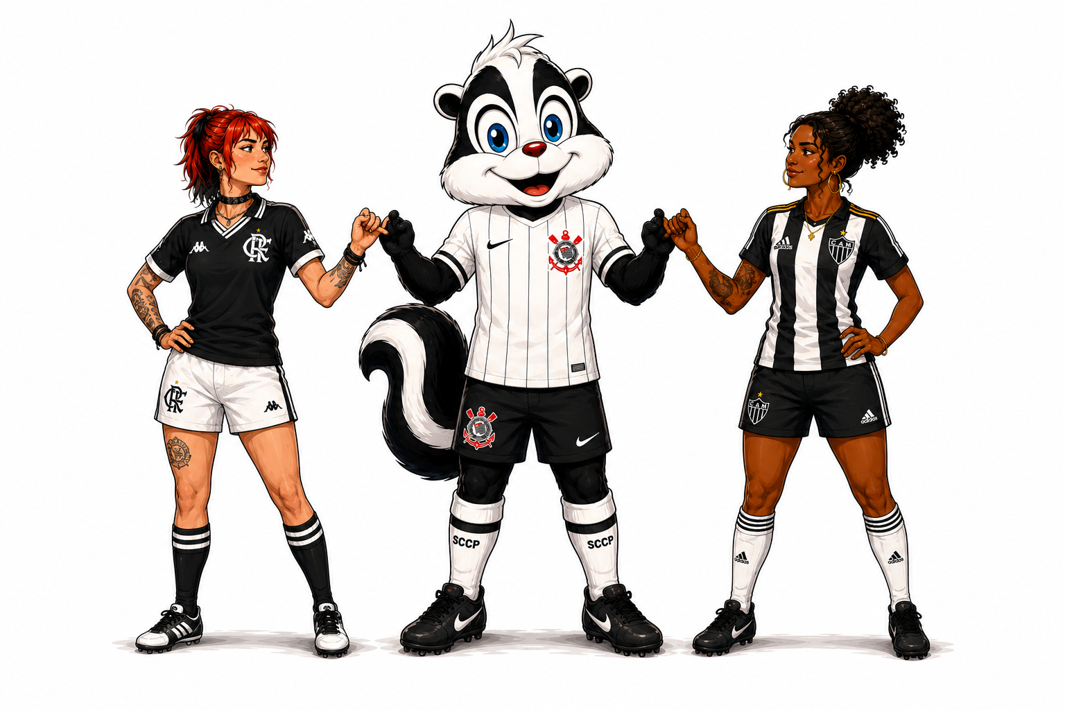 Mascotes anime da rodada