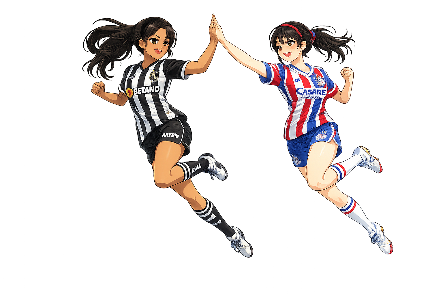 Personagens anime de AtlÃ©tico-MG e Bahia
