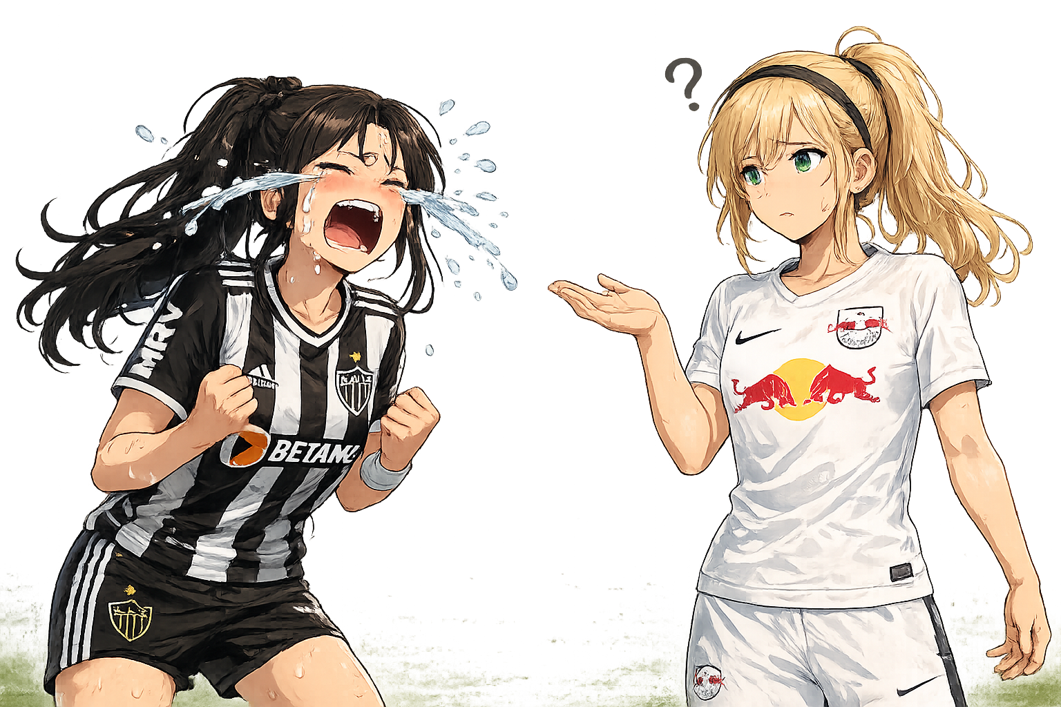 Personagens anime de Atlético-MG x RB Bragantino
