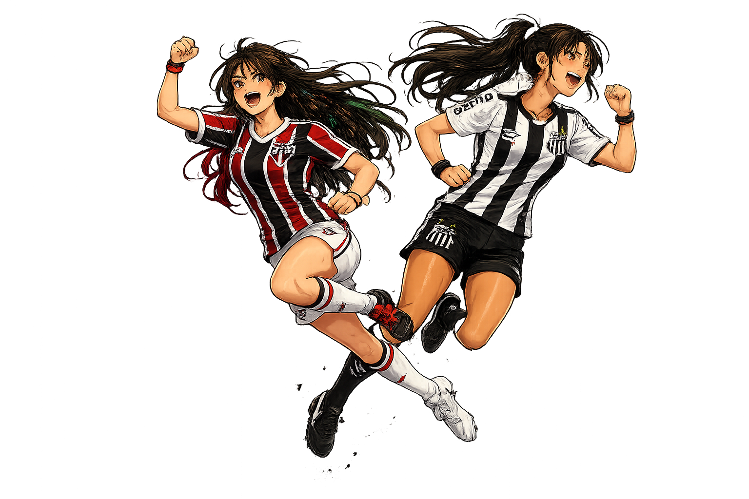 Personagens anime de São Paulo x Santos