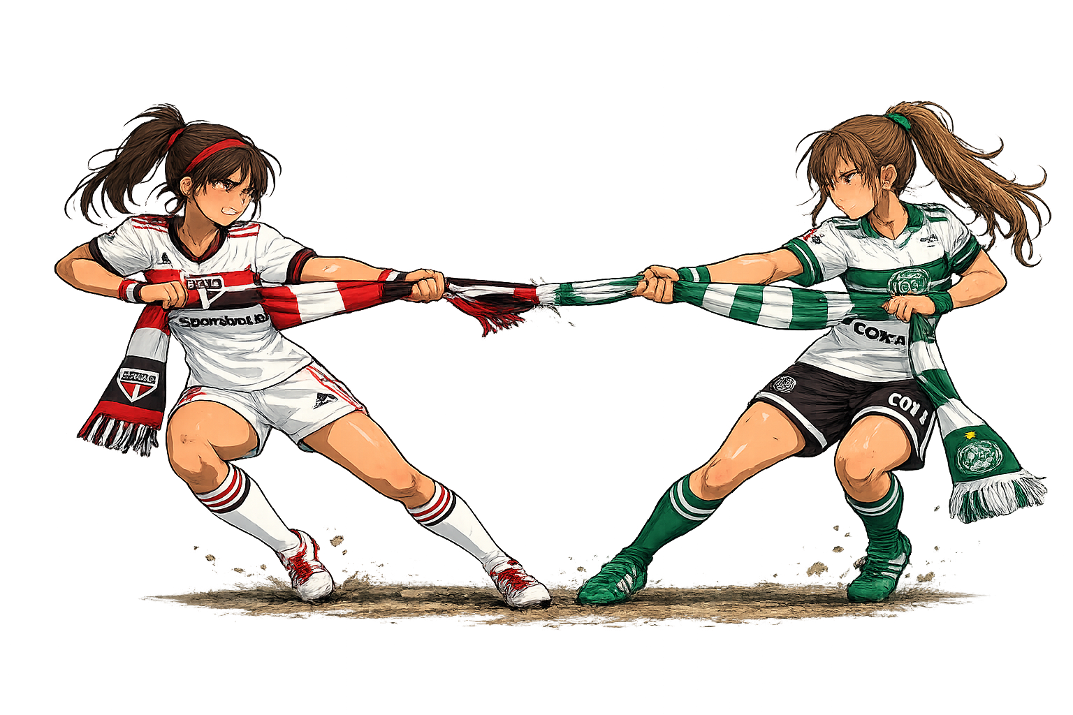 Personagens anime de São Paulo x Coritiba