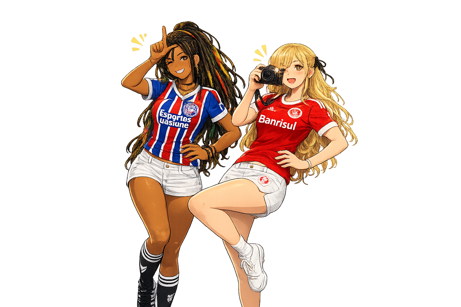 Personagens anime de Bahia x Internacional