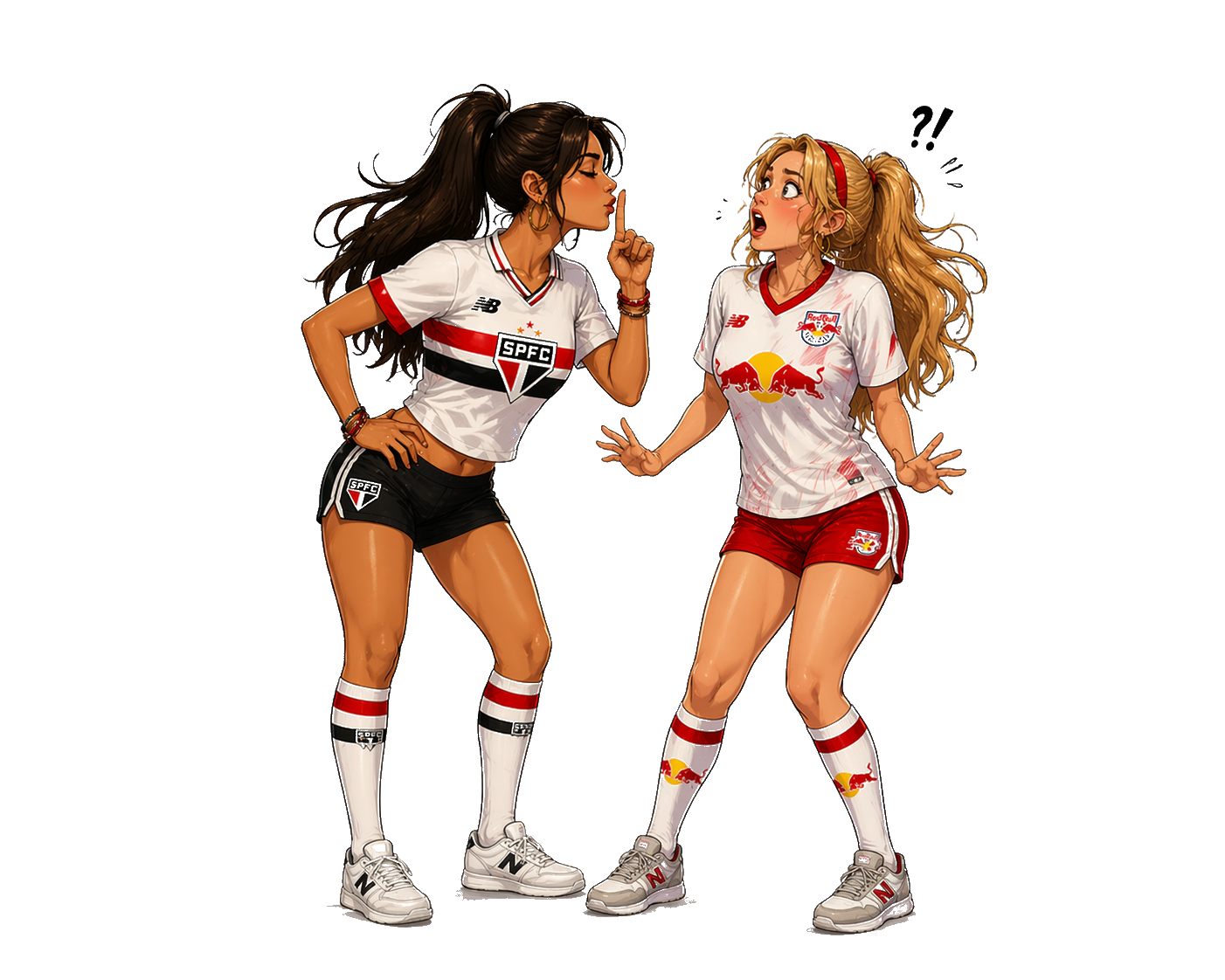 Personagens anime de São Paulo x RB Bragantino