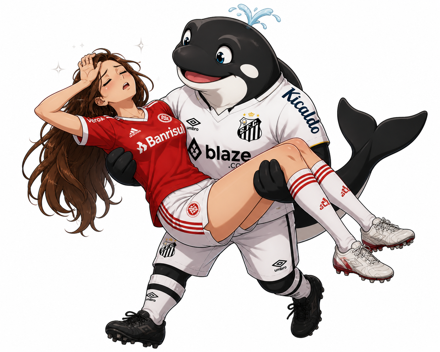 Personagens anime de Internacional x Santos
