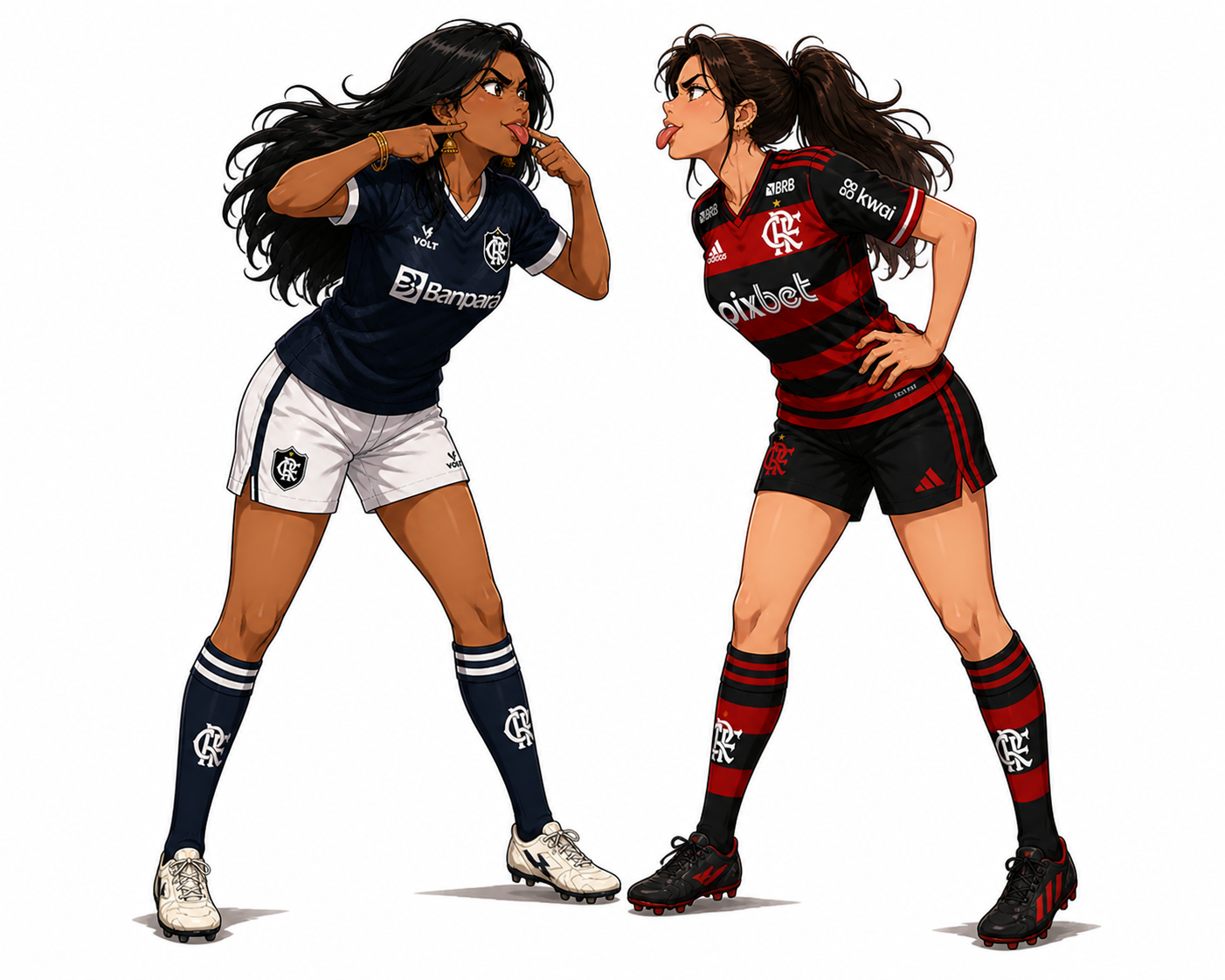 Personagens anime de Remo x Flamengo